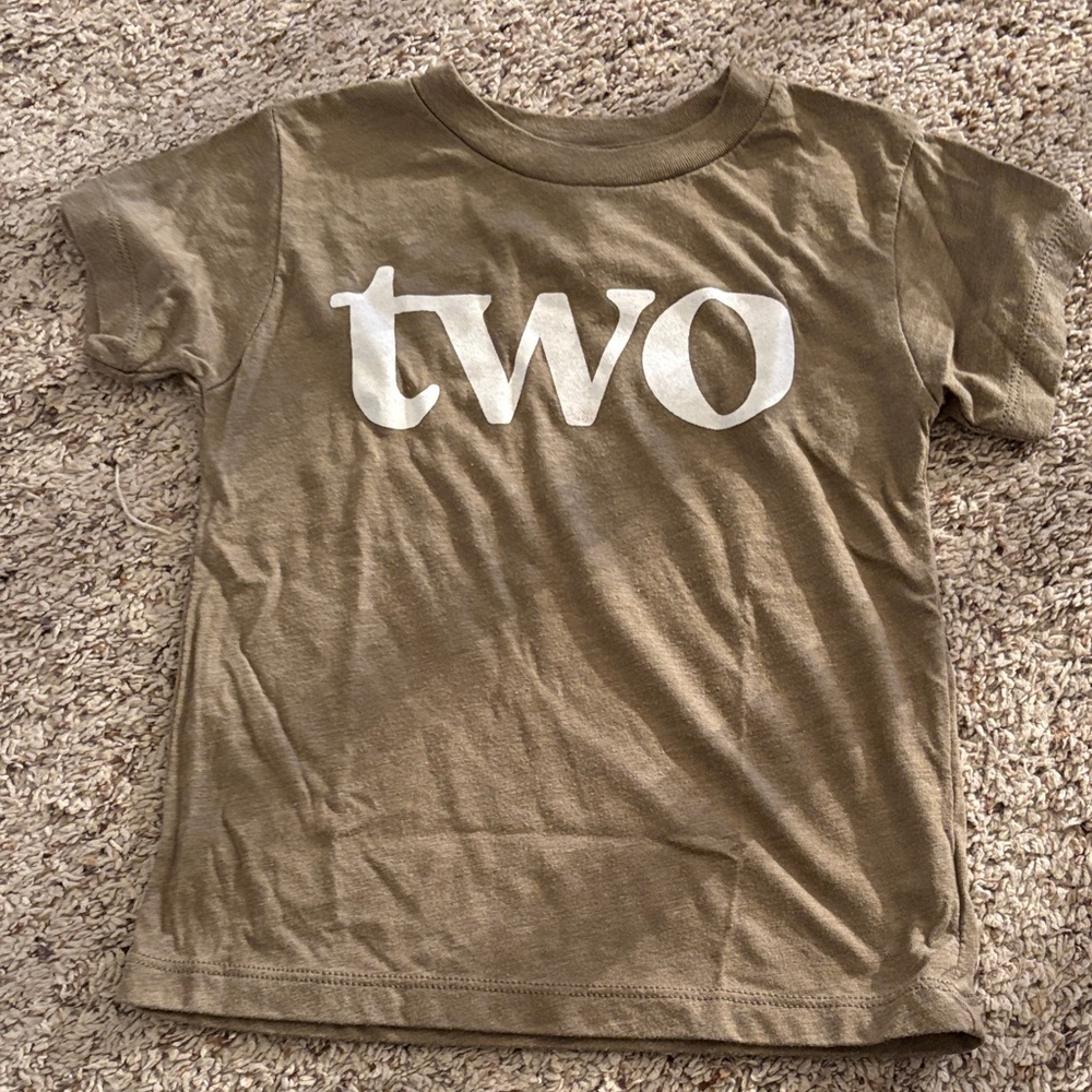 Two Year Old Birthday Shirt